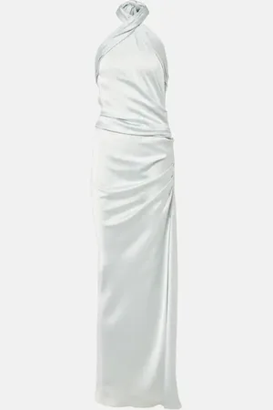 Simkhai Draped satin maxi dress