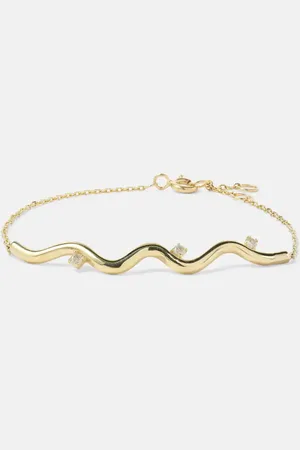 STONE AND STRAND Harbor Lights 10kt bracelet with diamonds