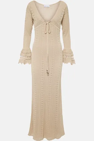 BLUMARINE Crochet maxi dress