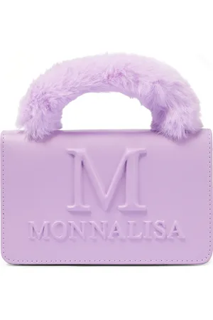 MONNALISA Logo faux leather shoulder bag