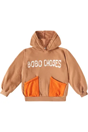 Bobo Choses Shadow logo cotton jersey hoodie