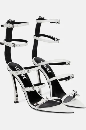 VERSACE Pin-Point leather sandals