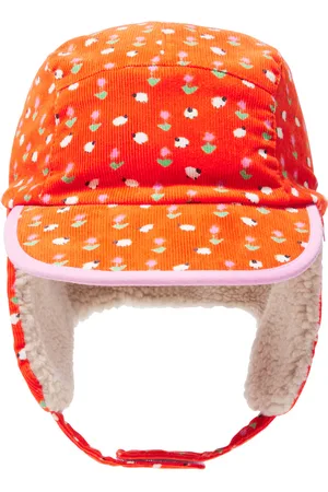 Stella McCartney Printed velvet hat