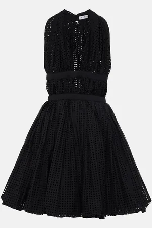 Alaïa Deesse cotton-blend minidress