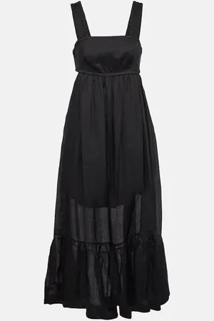 ZIMMERMANN Ramie midi dress
