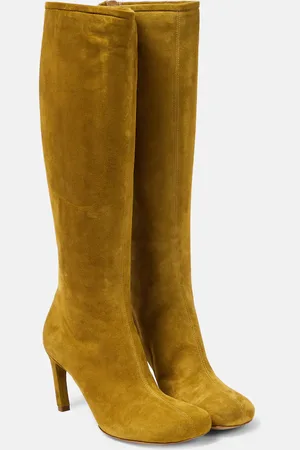 DRIES VAN NOTEN Suede knee-high boots