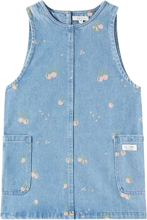 Liewood Angelica printed denim dress