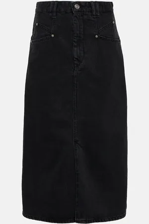 Isabel Marant Dipoma denim midi skirt
