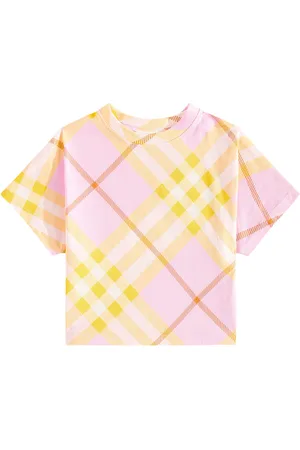 Burberry Burberry Check cotton jersey T-shirt