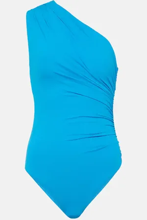 Melissa Odabash Arizona one-shoulder gathered swimsuit