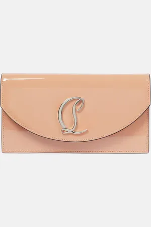Christian Louboutin Loubi54 patent leather clutch