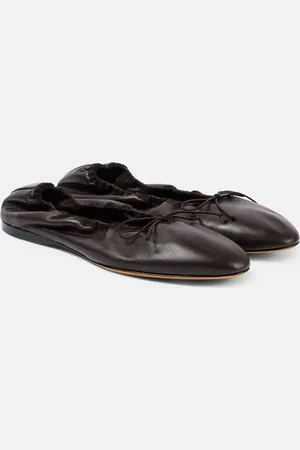 The Row Awar leather ballet flats
