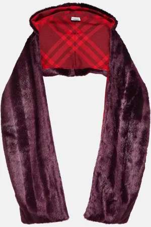 Burberry Faux fur scarf