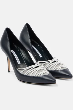 Manolo Blahnik Mareta 90 leather pumps