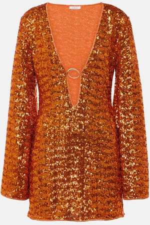 Oseree Sequined beach dress