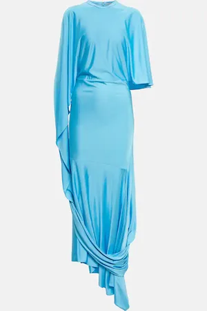 Stella McCartney Draped asymmetric maxi dress