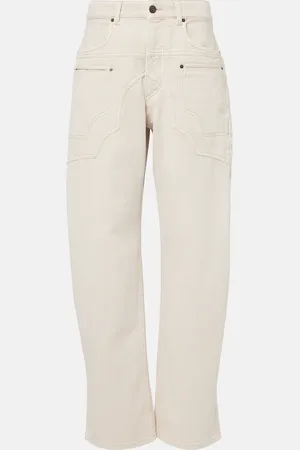 Isabel Marant Beryl high-rise wide-leg jeans