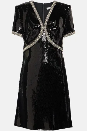 Nina Ricci Embellished sequined minidress