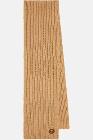 Gucci Ribbed-knit wool and cashmere scarf