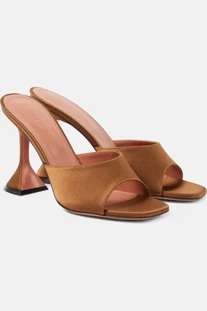 Amina Muaddi Lupita 95 satin mules
