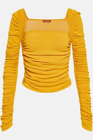 Altuzarra Asgard ruched jersey top