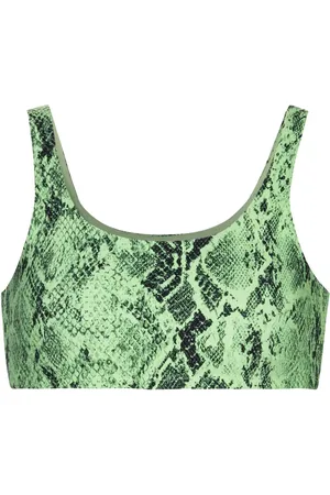 alo Vapor snake-print sports bra