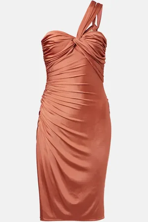 Tom Ford Gathered jersey cocktail dress