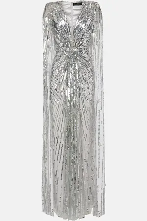 Jenny Packham Gold Rush sequined cocktail dress