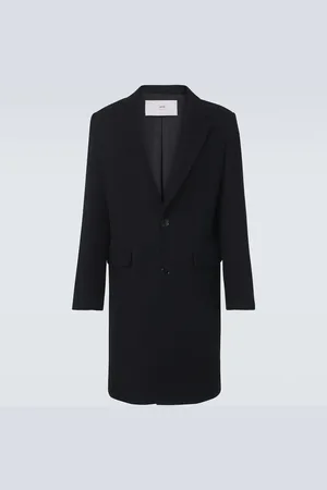 Ami Single-breasted wool coat
