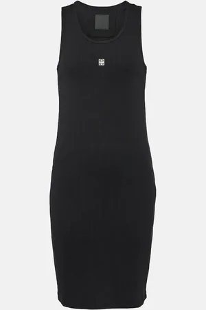 Givenchy 4G ribbed-knit cotton minidress