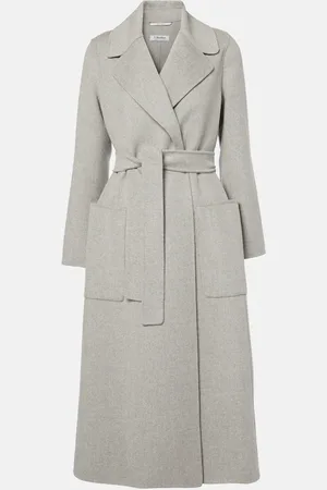 Max Mara Paolore virgin wool wrap coat