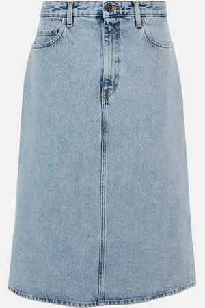 Totême Denim midi skirt