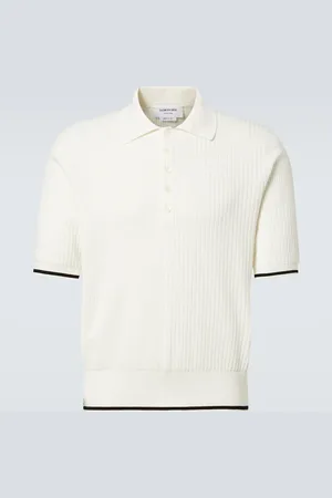 Thom Browne 4-Bar cotton polo shirt