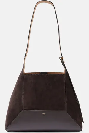 Jimmy Choo Diamond Medium suede and leather tote bag