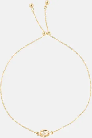 STONE AND STRAND Birthstone Bonbon 14kt bracelet with diamond