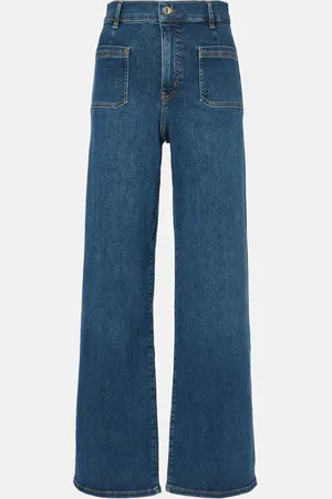 Frame Le Slim Palazzo high-rise wide-leg jeans