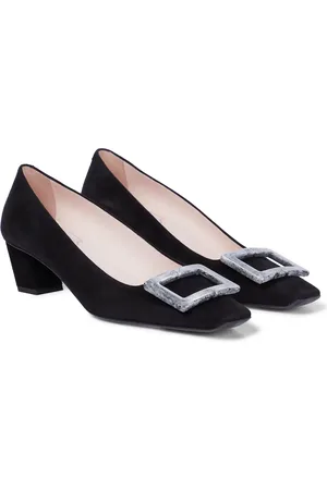 Roger Vivier Belle Vivier 45 suede pumps