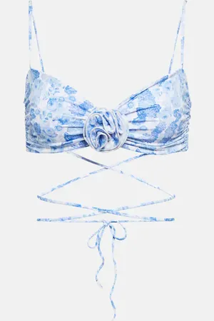 MAGDA BUTRYM Floral bikini top