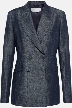 GABRIELA HEARST Double-breasted linen blazer