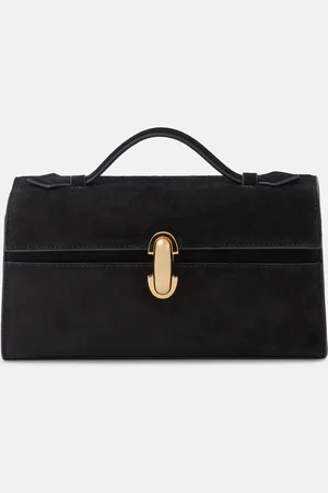 SAVETTE Symmetry suede tote bag