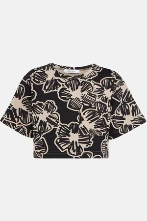 Max Mara Apotema floral crop top