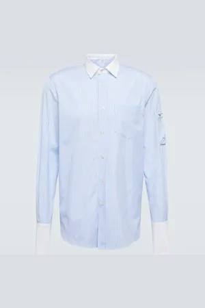 Winnie New York Striped cotton poplin shirt