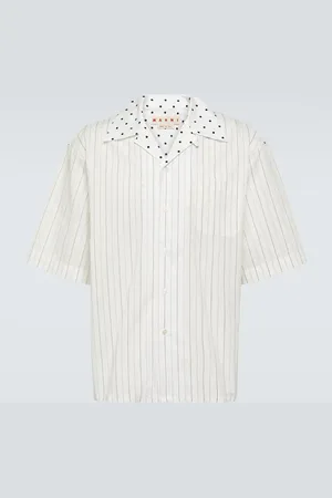 Marni Striped cotton poplin shirt