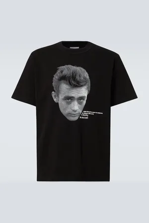 SACAI Printed cotton jersey T-shirt