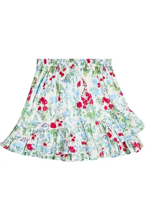 Tartine Et Chocolat Floral cotton skirt