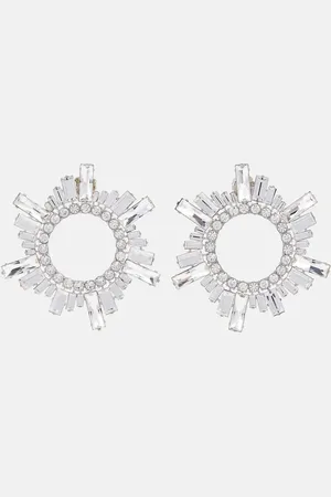 Amina Muaddi Begum crystal-embellished earrings