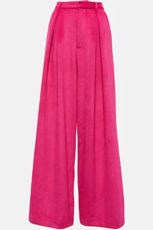 GIUSEPPE DI MORABITO High-rise wide-leg crÃªpe pants