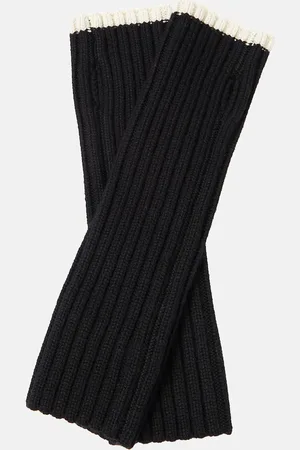 Totême Ribbed-knit wool gloves