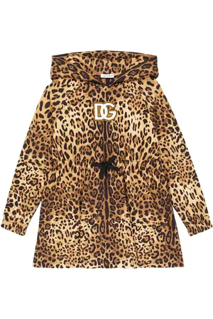 Dolce & Gabbana Leopard-print cotton jersey dress