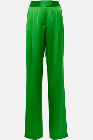 The Sei Pleated silk wide-leg pants